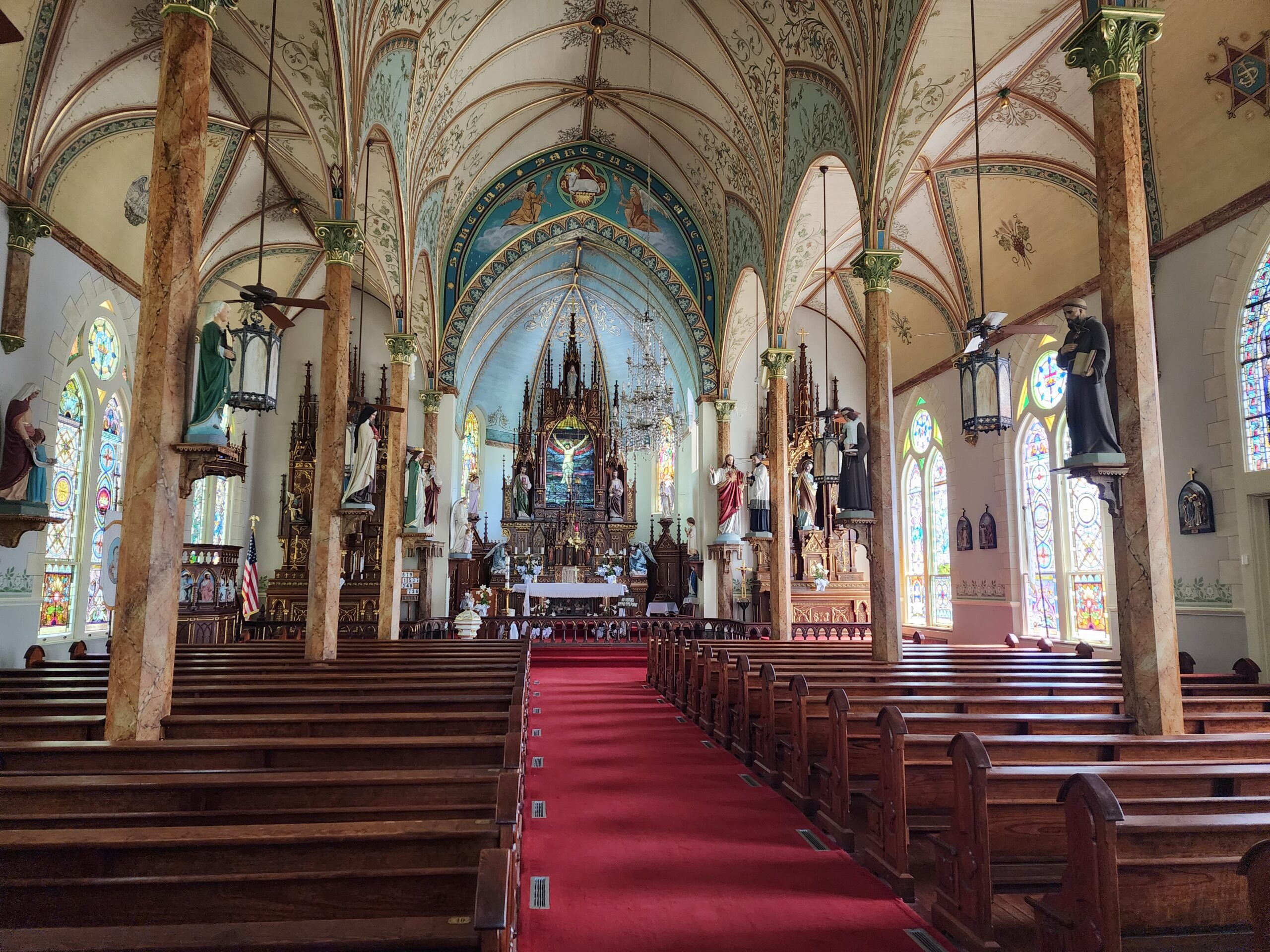 St. Mary's of High Hill, the Queen of the Texas Painted Churches.